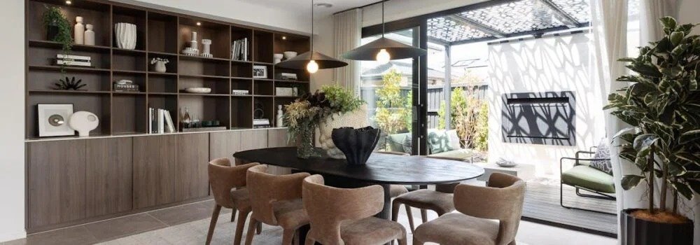 Coastal Townhomes dining room interior design